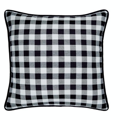 Kate Aurora 2 Pack Country Farmhouse Buffalo Plaid Zippered Pillow Covers