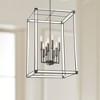 Minka Lavery Antique Nickel Chandelier 18" Wide Industrial Clear Acrylic 8-Light Fixture for Dining Room House Foyer Kitchen Home - 2 of 4