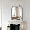 Arched Wall Mirror with Aluminum Frame for Bathroom, Bedroom, Living Room, Entryway - 3 of 4