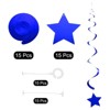 Unique Bargains Stars Hanging Party Decoration Foil Fringe Backdrop Curtains 30 Pcs - 3 of 4