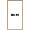 PosterPalooza | Panoramic Classic Modern Gold Frame - UV Acrylic, Foam Board Backing, Hanging Hardware - 2 of 4