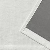 2pk 52"x96" Blackout Zeus Jacquard Lined Curtain Panels White: 96 Inch Thermal Insulated Curtains - Exclusive Home - 4 of 4