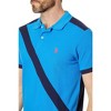 U.S. Polo Assn. Men's Slim Fit Short Sleeve Sash Front Pique Polo Shirt - 3 of 3