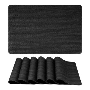 REGALWOVEN Placemats Set of 6 Leather Placemats for Kitchen Dining Table Decor - 1 of 4
