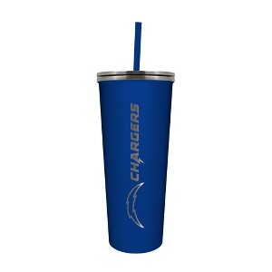 NFL Los Angeles Chargers 24oz Skinny Tumbler with Straw - 1 of 1