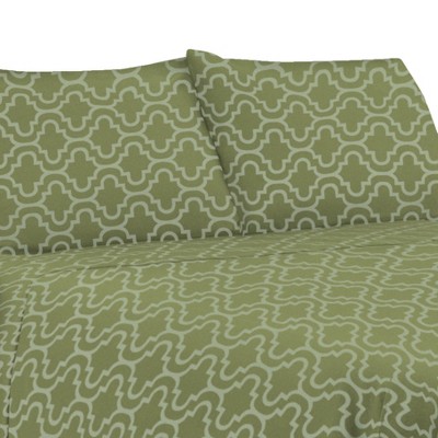 Brushed Cotton Flannel Smooth Heavyweight Soft Modern Contemporary Deep Pocket Sheet Set by Blue Nile Mills
