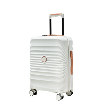 SEVOBAL Luggage Large Check-In Suitcase Expandable with TSA Lock, Durable ABS and PC Spinner Suitcase for Travel, Back School, Beige, 21"*11"*30"