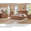 SinCiDo Farmhouse 7 Drawer Dresser, 54" Wide Wood Bedroom Furniture w/ Natural Texture & Metal Handles for Living Room, Hallway,Reclaimed Barnwood - 3 of 4