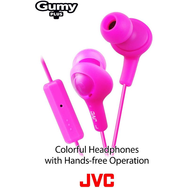 JVC HAFR6B Gumy Plus Headphones, 3 of 4