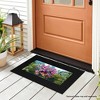 Briarwood Lane Spring Hummingbirds and Petunias Mini Mat 22x10 Indoor Outdoor For Spring Doormat - 2 of 2