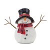 Melrose Snowman with Scarf Figurine (Set of 4) - 2 of 4