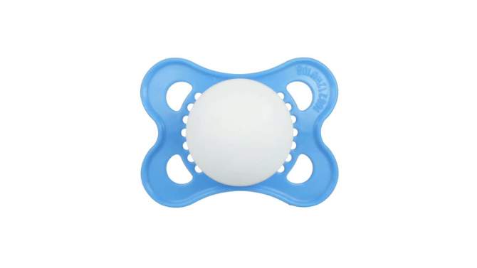 MAM Love &#38; Affection Daddy Pacifier 0-6 Months - 2ct Blue, 2 of 6, play video
