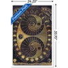 Trends International Tina Lavoie - Golden Elements Of The Moon Astronomy Chart Framed Wall Poster Prints - 3 of 4