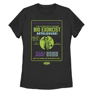 Women's Beetlejuice Beetlejuice The Afterlife's Leading Bio Exorcist T-Shirt - 1 of 4