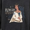 Women's - Disney - Rosa's Royalty Lightweight French Terry Wide Neck Long Sleeve Shirt - 2 of 4