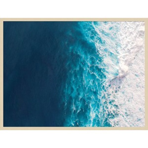 41"x31" Seascape of Splashing Waves by The Creative Bunch Studio: Giclee Ocean Art - Amanti Art - 1 of 4