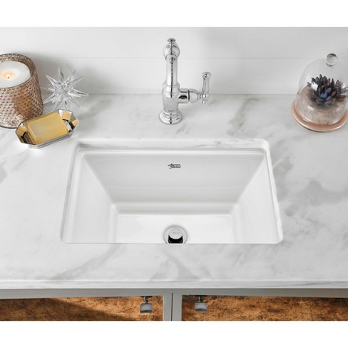 American Standard 0483 000 Estate 19 3 4 Undermount Fireclay Bathroom Sink