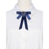 INSPIRE CHIC Women's Elegant Pre-tied Rhinestone Fashion Bow Ties - 4 of 4