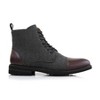Polar Fox Mens Brooke MPX806061 Lace-up HIgh Top Two-Tone Fashion Dress Boots with Zipper Closure - 2 of 4