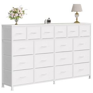 GustoWave 63'' Utility Dresser with 18 Fabric Drawers for Home, Large Sturdy Bedroom Dressers, Steel Frame, Anti-tipping Rigs - 1 of 4
