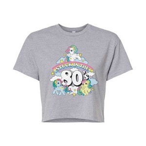 Women's - My Little Pony - Stuck In The 80s Cropped Graphic T-Shirt - 1 of 4