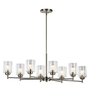 Kichler Lighting Winslow 8 - Light Chandelier in  Brushed Nickel - 1 of 4