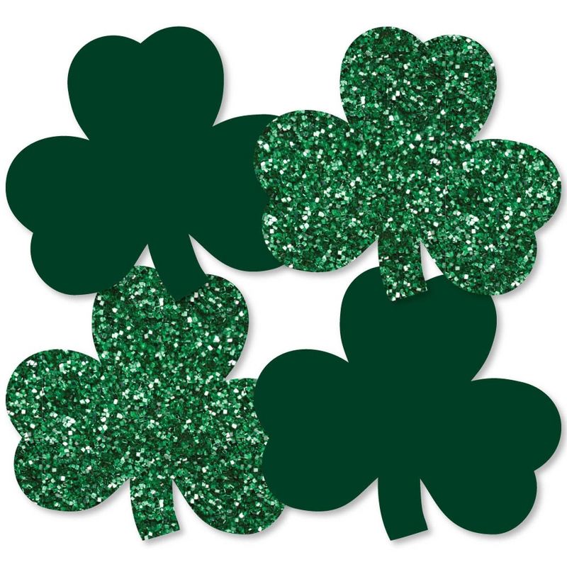 Big Dot of Happiness St. Patrick's Day - Shamrock Decorations DIY Saint Paddy's Day Party Essentials - Set of 20, 3 of 8