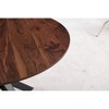 NicBex 42.12" Mid-century Round Dining Table,Kitchen Table with MDF Tabletop for 4-6 Seaters,Brown Black - 4 of 4