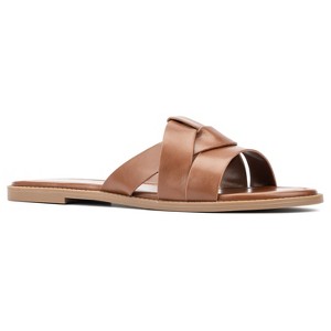Fashion To Figure Women's Tiana Flat Sandal - Wide Width - 1 of 4