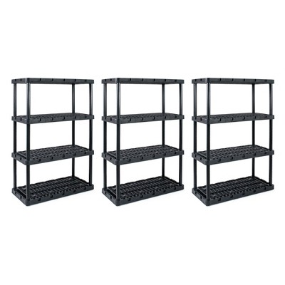 Gracious Living 4 Shelf Knect A Shelf Ventilated Heavy Duty Storage ...