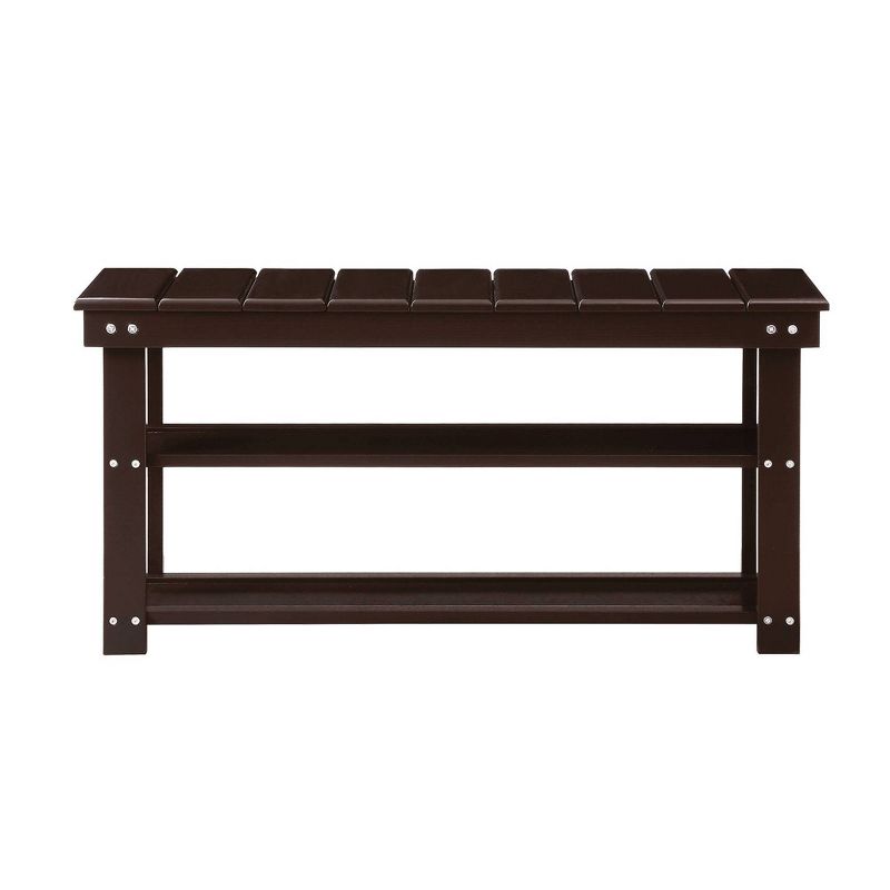 Oxford Utility Mudroom Bench with Shelves - Breighton Home, 4 of 12