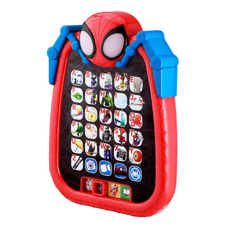eKids Spidey and His Amazing Friends Interactive Toy Tablet – Red (SA-165.EMV1OLB), 3 of 4