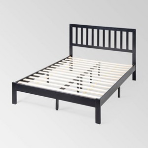 Queen Norgate Modern Farmhouse Platform Bed - Christopher Knight Home - 1 of 4