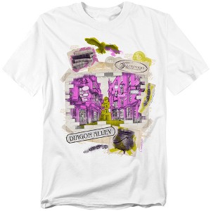 Harry Potter Diagon Alley Location Adult T-Shirt - 1 of 4