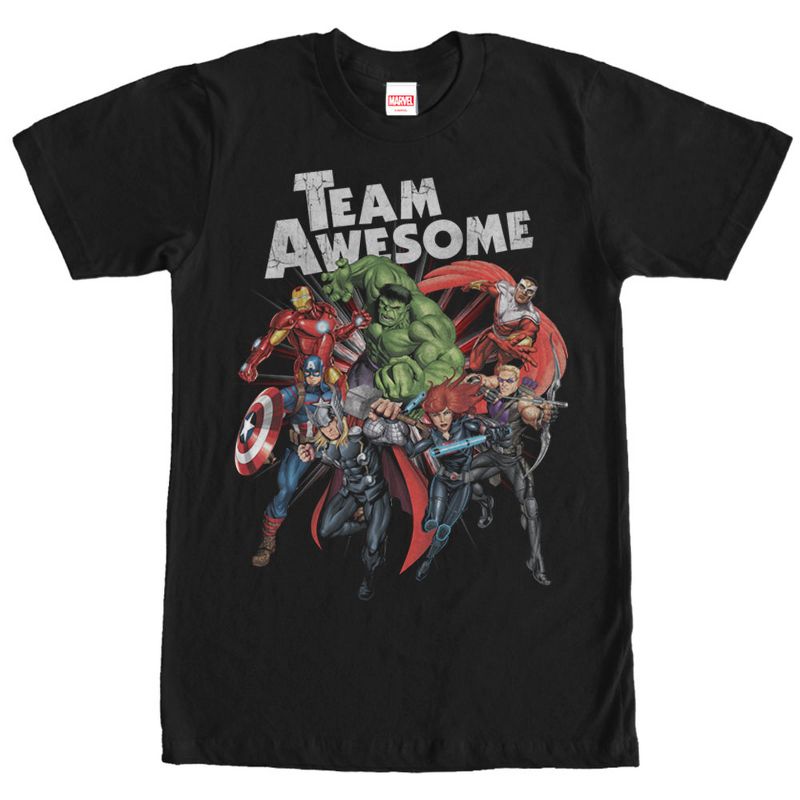 Men's Marvel Avengers Team Awesome T-Shirt, 1 of 5