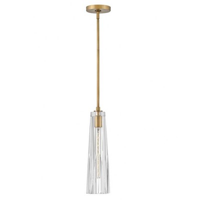 Fredrick Ramond Lighting Cosette 1 - Light Pendant in  Heritage Brass
