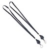 Advantus Lanyards with Retractable ID Reels, Metal Split Ring Fastener, 34" Long, Black, 12/Pack - 3 of 4