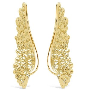 SHINE by Sterling Forever Angel Wing Ear Crawlers - 1 of 2