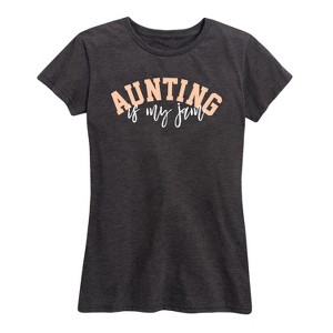 Women's - Instant Message - Aunting Is My Jam Short Sleeve Graphic T-Shirt - 1 of 4