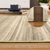 Coolmee Modern Indoor Area Rugs for Living Room Bedroom Kitchen Geometric Striped Non-Shedding Soft Area Carpet for Home Office - 4 of 4