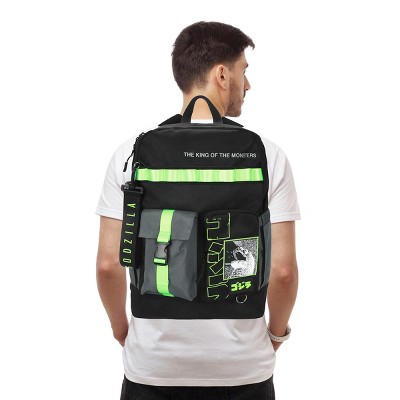 Godzilla The King Of The Monsters Adult Black 18.5" Utility Backpack — фото 7