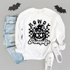 Simply Sage Market Women's Graphic Sweatshirt Howdy Pumpkin Checkered - 3 of 4