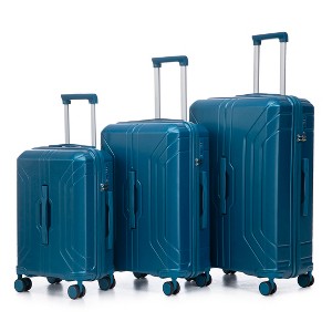KTMBDW Luggage 3 Piece Set Suitcase Spinner Hardshell Lightweight TSA Lock - 20"/24"/28" - 1 of 4