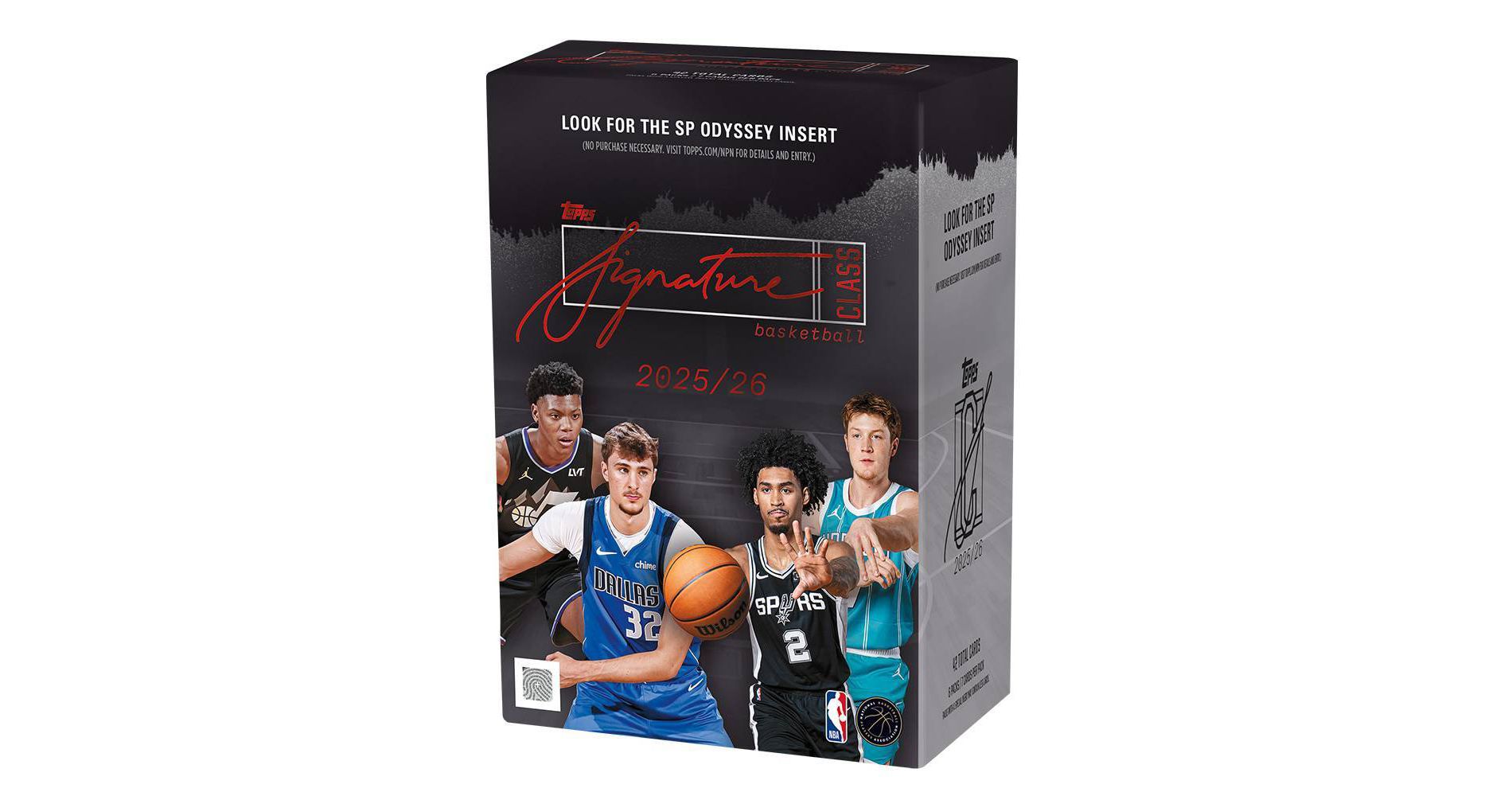 2025-26 Topps NBA Signature Class Basketball Trading Card Value Box