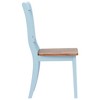 vidaXL Dining Chairs 4 pcs Gray and Light Wood Solid Rubber Wood - 4 of 4