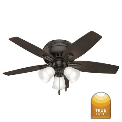 42" Premier Bronze Low Profile Ceiling Fan with LED Light Kit