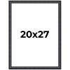 PosterPalooza | Linear Black Picture Frame - UV Acrylic, Foam Board Backing, Hanging Hardware - 2 of 4