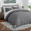 Double Brushed Duvet Set - Ultra-Soft, Easy Care by Bare Home - image 4 of 4
