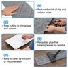 Unique Bargains Non-Slip Resistant Indoor Wooden Stair Treads Carpet Mat 8''x30'' - 3 of 4