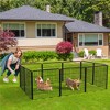 Yaheetech 2 Panels Metal Dog Playpen Fence - 2 of 4